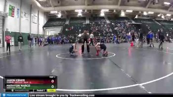 77 lbs Round 1 (6 Team) - Mathysin Marco, Nebraska Titans vs Jaxon Ebner, Kearney Matcats - Blue