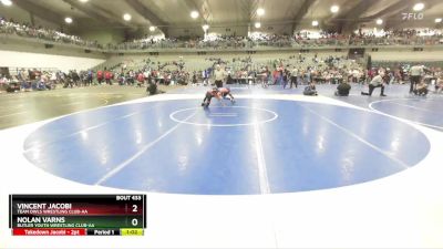 75 lbs Quarterfinal - Nolan Varns, Butler Youth Wrestling Club-AA vs Vincent Jacobi, Team Owls Wrestling Club-AA