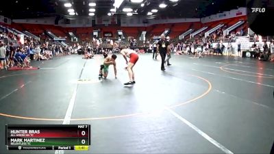 140 lbs Cons. Round 2 - Mark Martinez, Relentless TC vs Hunter Bras, All American TC