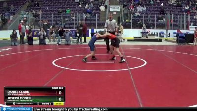 70 lbs Semifinal - Joseph Monell, Owego Youth Wrestling vs Daniel Clark, 5th Round Wrestling