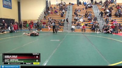 115 lbs Round 3 - Katy Simpson, Victory School Of Wrestling vs Amelia Walk, Immortal Athletics