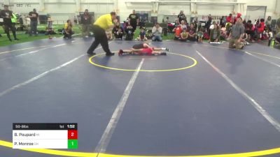 50-B lbs Round Of 16 - Briggs Poupard, MI vs Pierce Monroe, OH