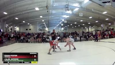 153 lbs Semifinal - Isaiah Foster, Nebraska vs Caleb Jackson, Seward High School Wrestling