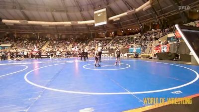 70 lbs Quarterfinal - Jaxon Huffman, Team Tulsa Wrestling Club vs Zain Grigsby, Bentonville Wrestling Club