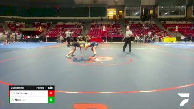 125 lbs Quarterfinal - Caroline McCann, Westminster vs Ainsley Mate, Clarksburg