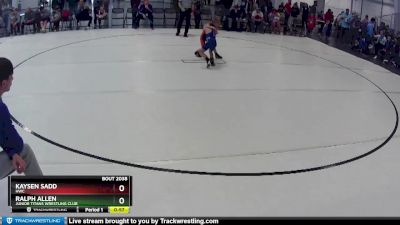6 lbs 7th Place Match - Kaysen Sadd, HWC vs Ralph Allen, Junior Titans Wrestling Club