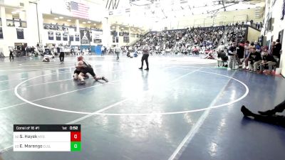 145 lbs Consi Of 16 #1 - Stephen Hayek, Mt. Olive vs Eli Marengo, Cincinnati LaSalle