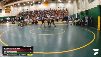 138 lbs Cons. Round 1 - Ernesto Flores, Rialto vs Alexander Saravia, Downey