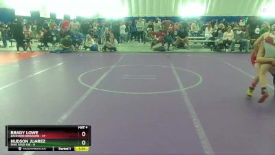 80 lbs Round 3 (8 Team) - Brady Lowe, Backyard Brawlers vs Hudson Juarez, Ohio Gold 10k