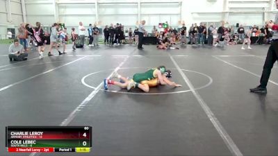 60 lbs Round 5 (6 Team) - Charlie Leroy, Armory Athletics vs Cole Lebec, South Hills