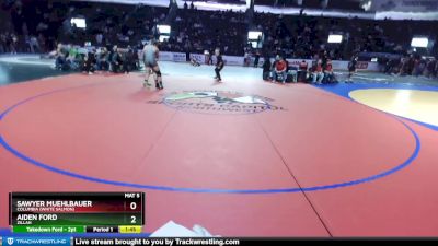 190 lbs Quarterfinal - Aiden Ford, Zillah vs Sawyer Muehlbauer, Columbia (White Salmon)