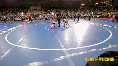 55 lbs Round Of 64 - Brecken Lawrenz, Herington Wrestling Club vs Jair Almaraz, Shootbox