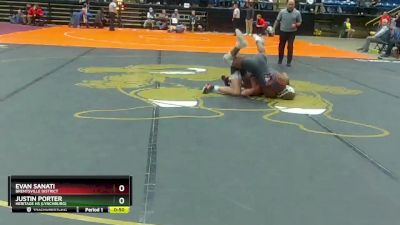 3 - 113 lbs 3rd Place Match - Evan Sanati, Brentsville District vs Justin Porter, Heritage HS (Lynchburg)
