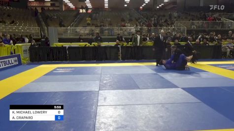 KEVIN MICHAEL LOWERY vs ANTHONY CRAPARO 2024 Pan Jiu Jitsu IBJJF Championship