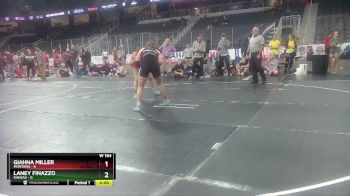 W 164 lbs Round 1 (3 Team) - Laney Finazzo, Kansas vs Giahna Miller, Montana