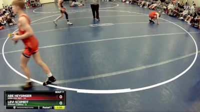 102 lbs Round 3 (6 Team) - Abe Heysinger, Iowa USA Red vs Levi Schmidt, Kansas Cobras