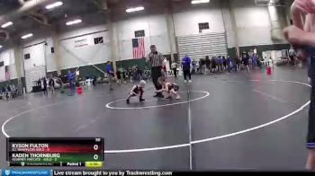 50 lbs Round 1 (6 Team) - Kaden Thornburg, Kearney Matcats - Gold vs Kyson Fulton, G.I. Grapplers Gold