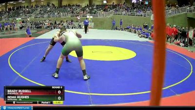 197 lbs Round 3 (4 Team) - Noah Hughes, Estacada vs Brady Russell, Philomath