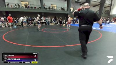 138 lbs Cons. Round 2 - Sid Dillon, CO vs Tyler Fleshman, WA