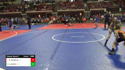 58 lbs Champ. Round 3 - Sterling Redding, Hardin Wrestling Club vs Ashton Leistiko, Miles City Wrestling Club