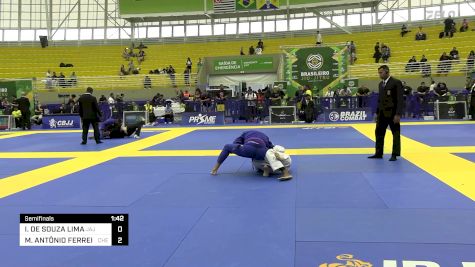 IVANILSO DE SOUZA LIMA vs MARCOS ANTÔNIO FERREIRA 2024 Brasileiro Jiu-Jitsu IBJJF