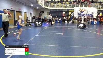 74 lbs Quarterfinal - Ethan Encarnacion, Headhunters vs London Powell, Connellsville