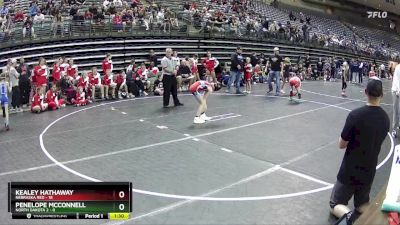 73 lbs Round 1 (6 Team) - Penelope McConnell, North Dakota 2 vs Kealey Hathaway, Nebraska Red