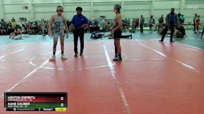 120 lbs Round 9 (10 Team) - Ashton Espiritu, Neighborhood WC vs Kane Dauber, Ohio Gold 24K