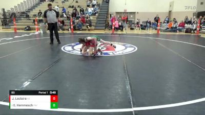 80 lbs Cons. Semi - Easton Hemmesch, Paynesville vs Jayce Leclaire, X-Factor Elite