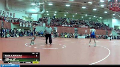 145 lbs Champ. Round 2 - Jordan Jay, Carmel USA Wrestling vs Aiden Blackmore, Legends Of Gold Wrestling