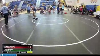152 lbs Placement (16 Team) - Duke Byfield, Team Barracuda vs Luke Boree, AP X Kame