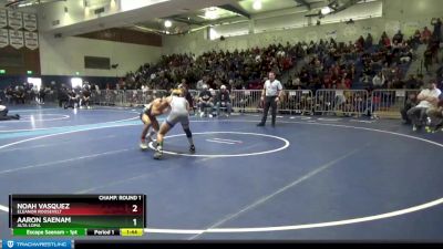 145 lbs Champ. Round 1 - Aaron Saenam, Alta Loma vs Noah Vasquez, Eleanor Roosevelt