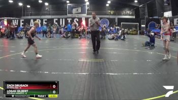 117 lbs Round 2 (8 Team) - Zach Drugach, Mi Mafia Red vs Logan Gilbert, Michigan Monkeys