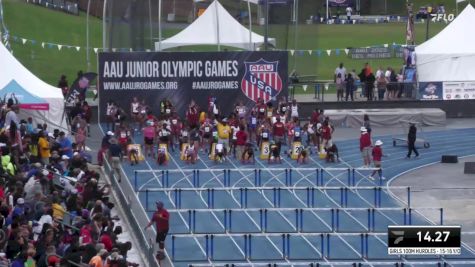 Youth Girls' 100m Hurdles Championship, Semi-Finals 5 - Age 15-16