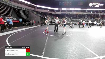 122 lbs Semifinal - Jacob Kershaw, North Desoto Wrestling Academy vs Adarein Hawkins, Hawkins House Elite