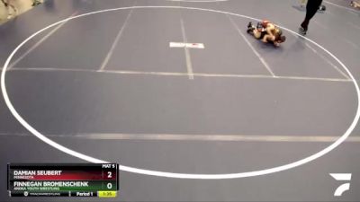 106 lbs Cons. Round 2 - Damian Seubert, Minnesota vs Finnegan Bromenschenkel, Anoka Youth Wrestling