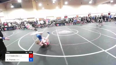 51 kg Quarters - Titan Friederichs, No Nonsense Wrestling vs Aydan Thomas, Cowboy Wrestling Club