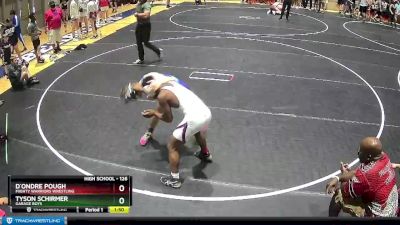 126 lbs Round 2 - D`Ondre Pough, Mighty Warriors Wrestling vs Tyson Schirmer, Garage Boys