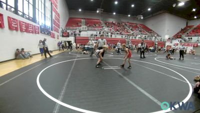 52-55 lbs Rr Rnd 2 - Mason Beathard, Elgin Wrestling vs Jax Soergel, Choctaw Ironman Youth Wrestling