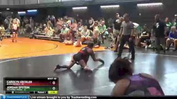 100 lbs Round 9 (10 Team) - Carolyn Geckler, Black Mambas vs Jordan Epstein, Big Money Movin