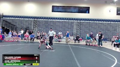 44 lbs Round 1 (4 Team) - Kade Jefferson, Full Circle WC vs Calliope Cather, Midlothian Miners