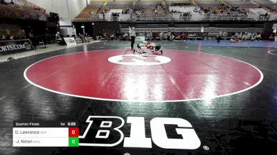 184 lbs Quarterfinal - Danny Lawrence, Army vs Jacob Nolan, Binghamton