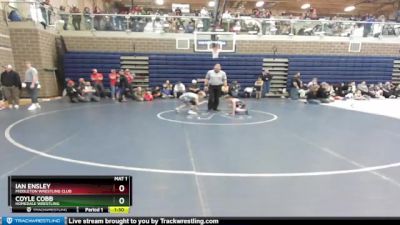 75 lbs Champ. Round 2 - Coyle Cobb, Homedale Wrestling vs Ian Ensley, Middleton Wrestling Club