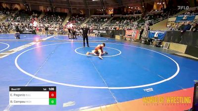 67 lbs 5th Place - Elijah Pagonis, BullTrained vs Brody Compau, Michigan Grappler RTC