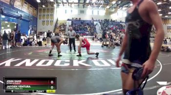 190 Blue Round 5 - John Sams, Glynn Academy vs JAIYDEN VENTURA, Cypress Creek H S