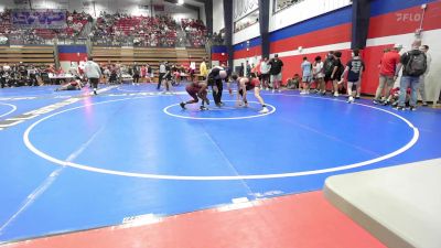 120 lbs Round Of 16 - Kase Skaggs, Sand Springs vs Davon Hines, McLain Titans