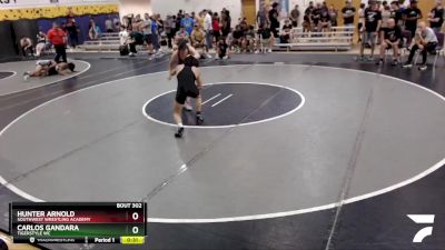 120 lbs Cons. Round 4 - Hunter Arnold, Southwest Wrestling Academy vs Carlos Gandara, TigerStyle WC