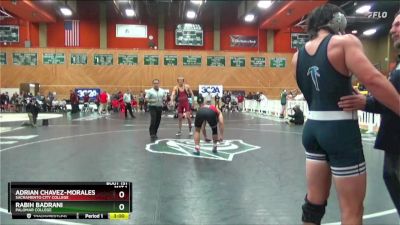 184 lbs Quarterfinal - Adrian Chavez-Morales, Sacramento City College vs Rabih Badrani, Palomar College