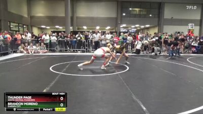 135 lbs Semifinal - Thunder Page, South Central Punishers vs Brandon Moreno, Garden City