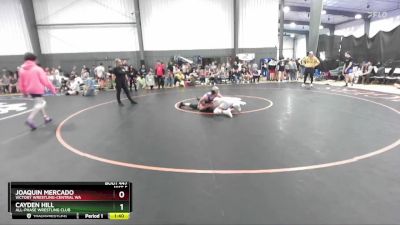 132 lbs Quarterfinal - Cayden Hill, All-Phase Wrestling Club vs Joaquin Mercado, Victory Wrestling-Central WA